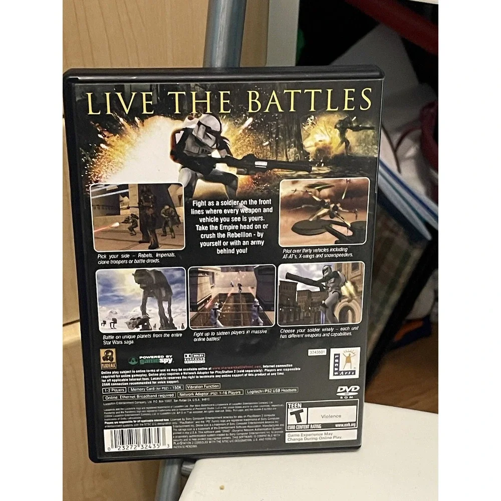 SONY PLAYSTATION 2‎ Star Wars: Battlefront DVD GAMES(2004)